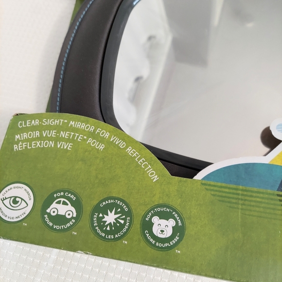 Brica Car Baby Mirror Reflection Clear Sight Multi Attach Shatterproof - Picture 3 of 6